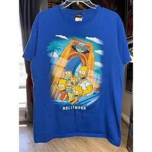Y2K Universal Studios The Simpsons Theme Tee